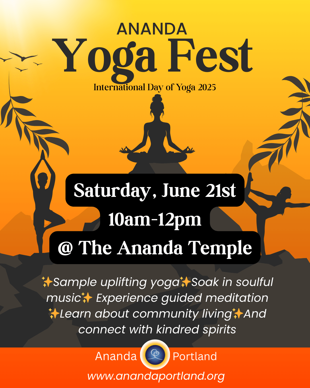 Yoga Fest at Temple