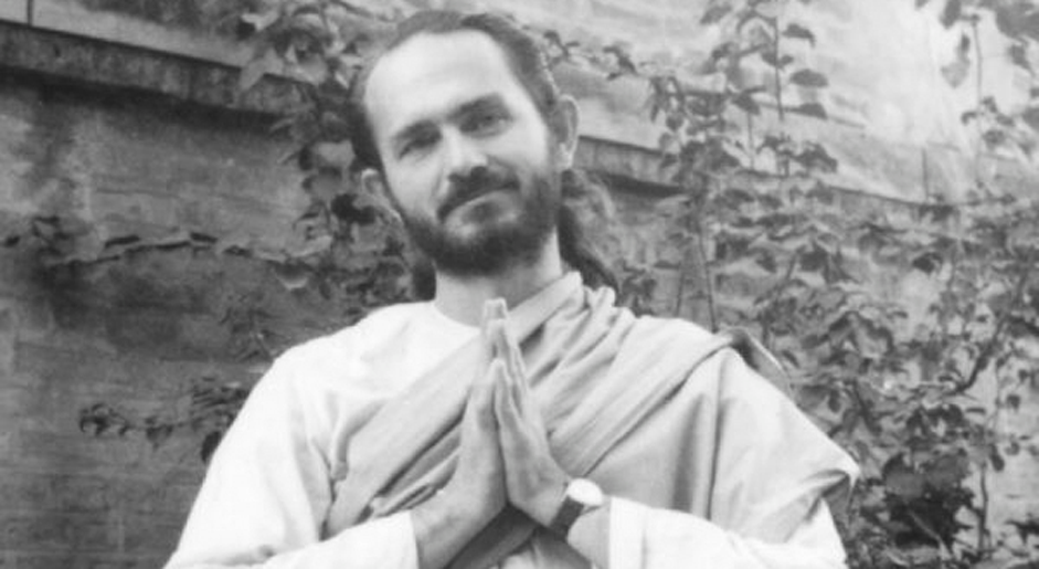 Swami Kriyananda as a young monk